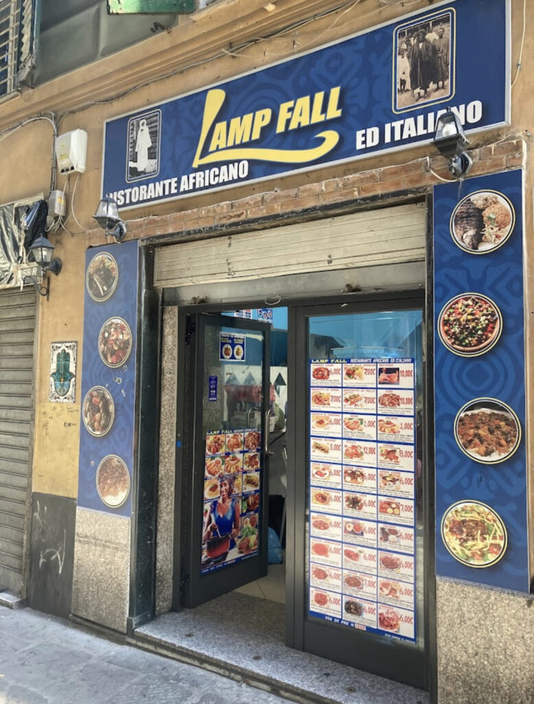 Lamp Fall ristorante senegalese